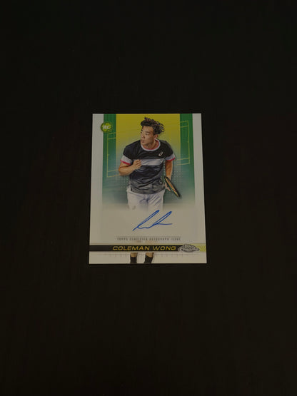 2024 Topps Chrome Autograph Coleman Wong