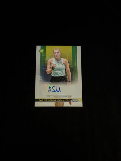 2024 Topps Chrome Autograph Nastasja Schunk