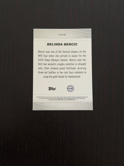 2024 Topps Chrome Tennis Gold Captured 23/50 Belinda Bencic
