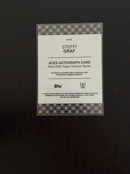 2025 Topps Chrome Aces Autograph Steffi Graf