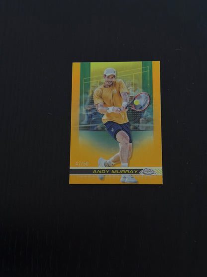 2024 Topps Chrome Tennis Gold Refractor 47/50 Andy Murray