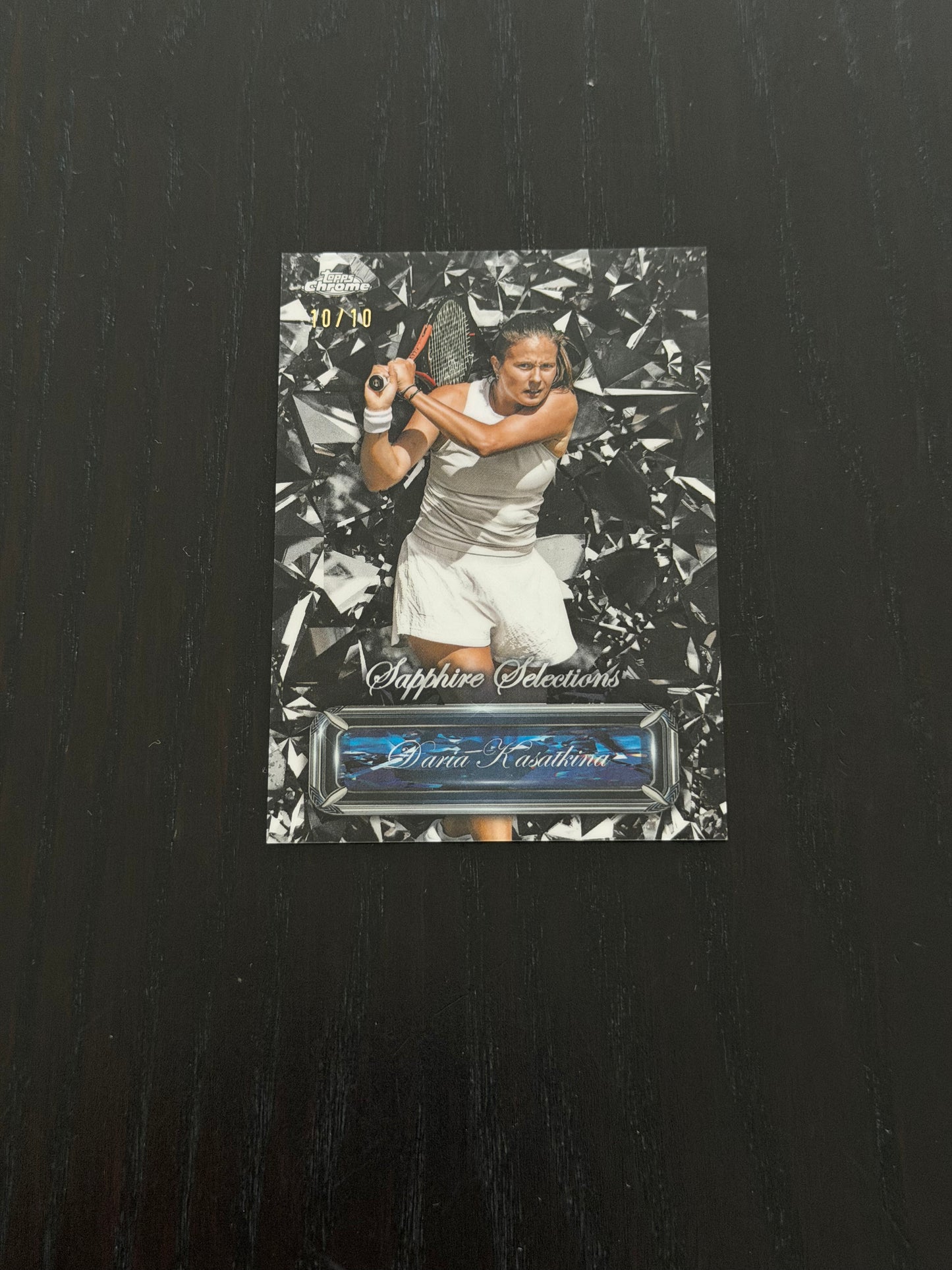 2025 Topps Chrome Black Sapphire Selections 10/10 Daria Kasatkina