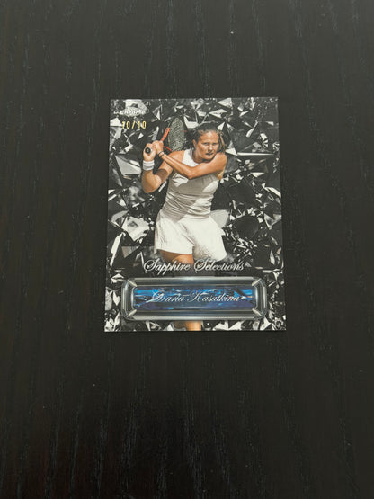 2025 Topps Chrome Black Sapphire Selections 10/10 Daria Kasatkina