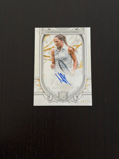 2024 Topps Royalty Superior Signatures 15/75 Mirjam Bjorklund