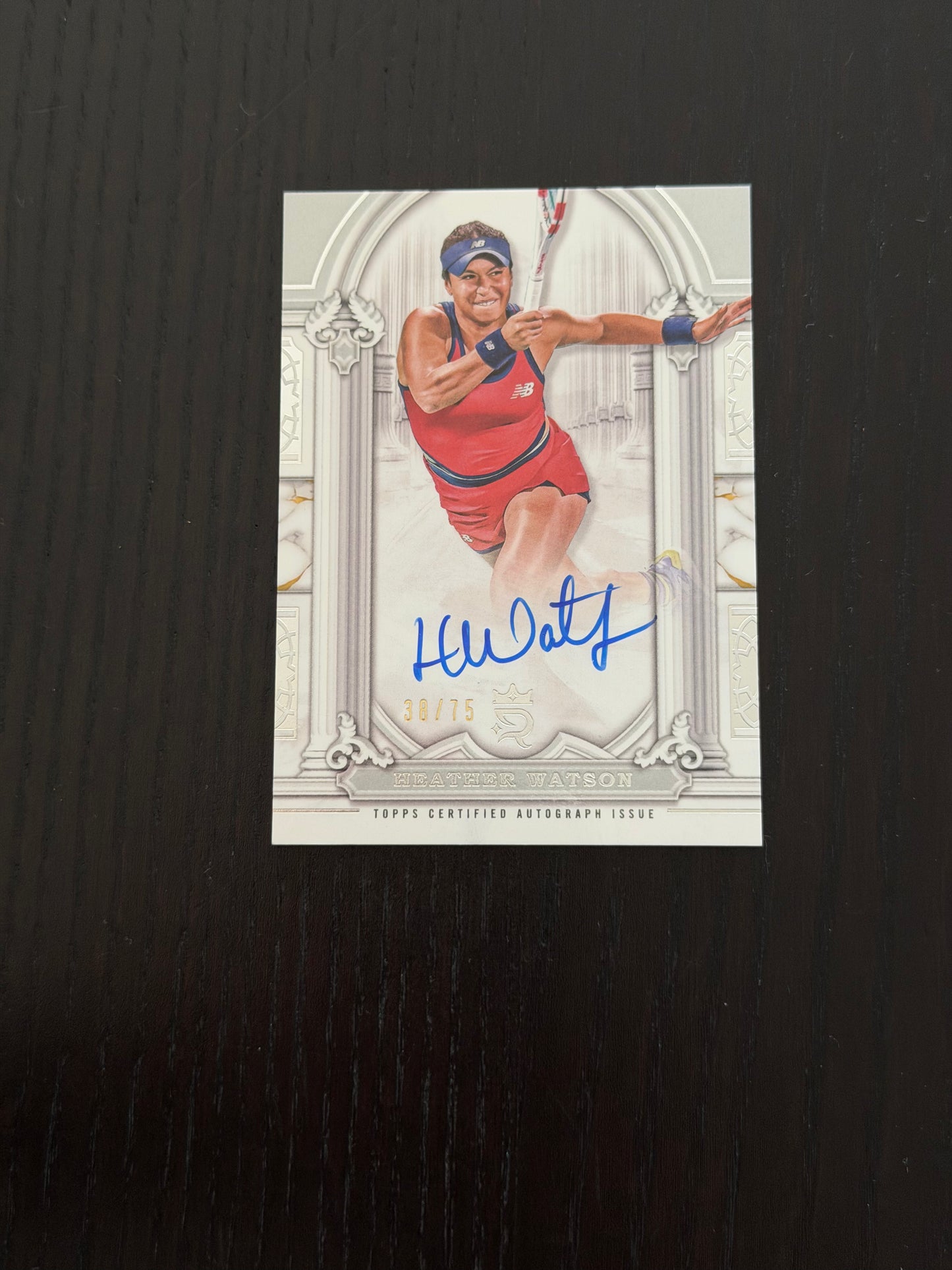 2024 Topps Royalty Imperial Ink Auto 38/75 Heather Watson