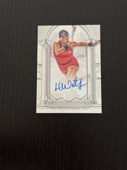 2024 Topps Royalty Imperial Ink Auto 38/75 Heather Watson