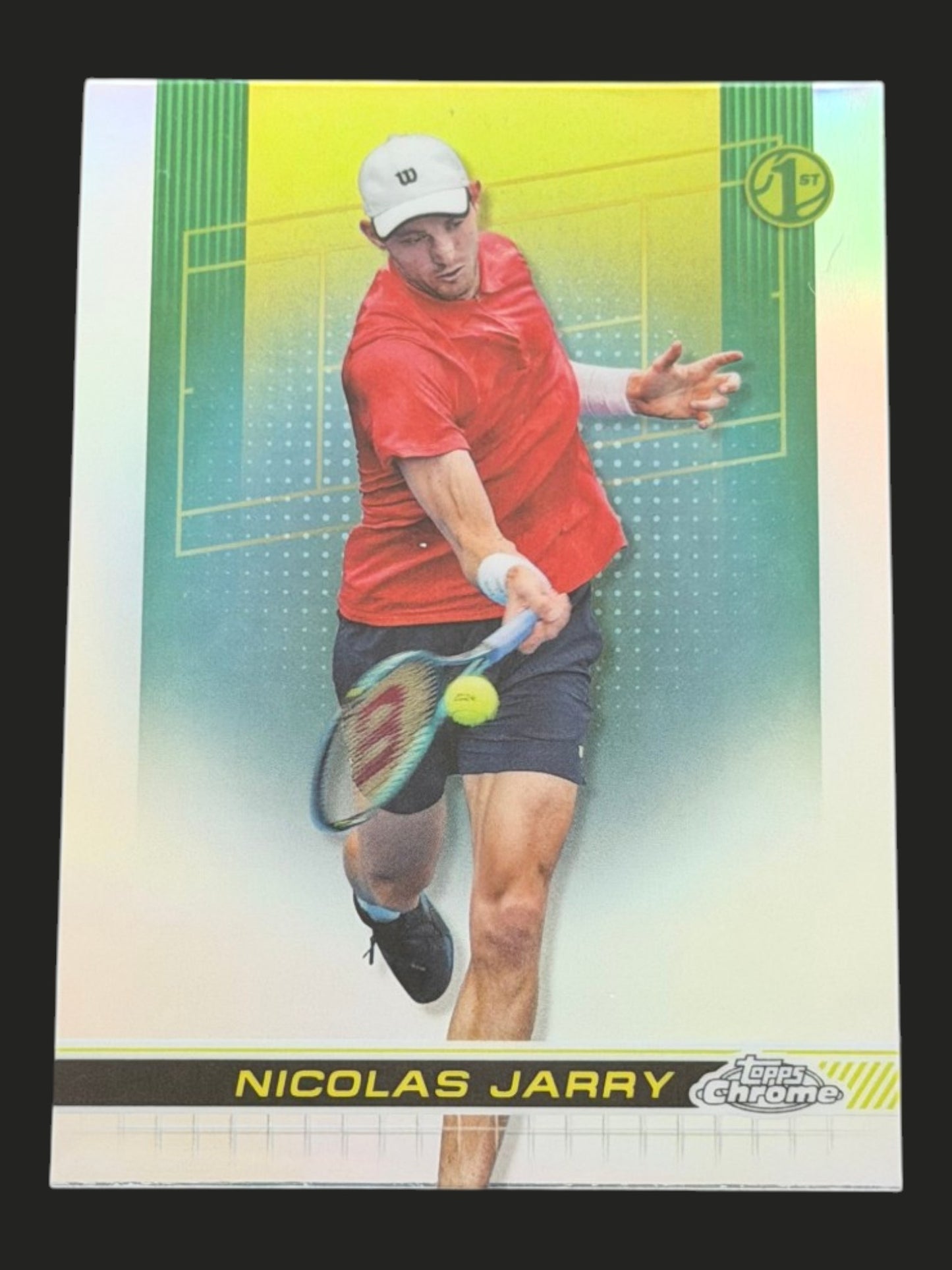 2024 Topps Chrome Nicolas Jarry — Refractor tennis card