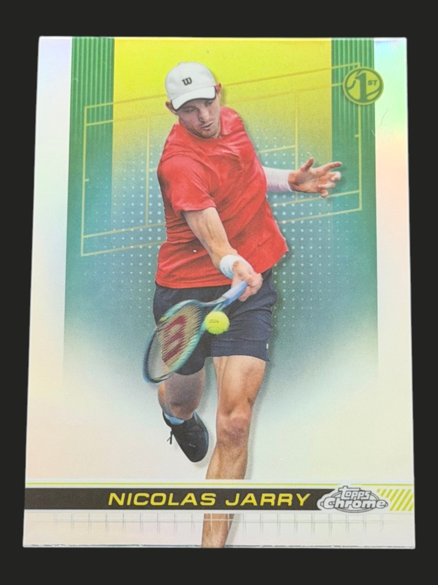 2024 Topps Chrome Nicolas Jarry — Refractor tennis card