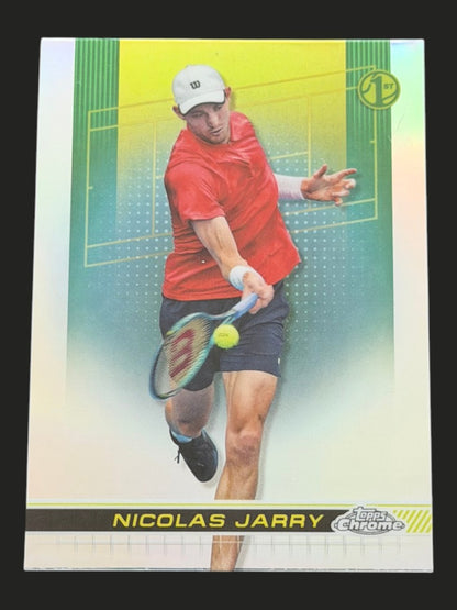 2024 Topps Chrome Nicolas Jarry — Refractor tennis card