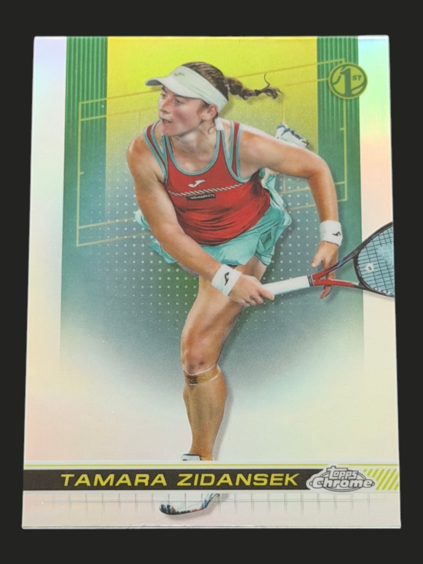 2024 Topps Chrome Tamara Zidansek — Refractor tennis card