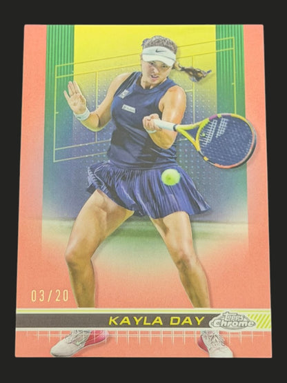 2024 Topps Chrome Tennis Rose Gold 03/20 Kayla Day
