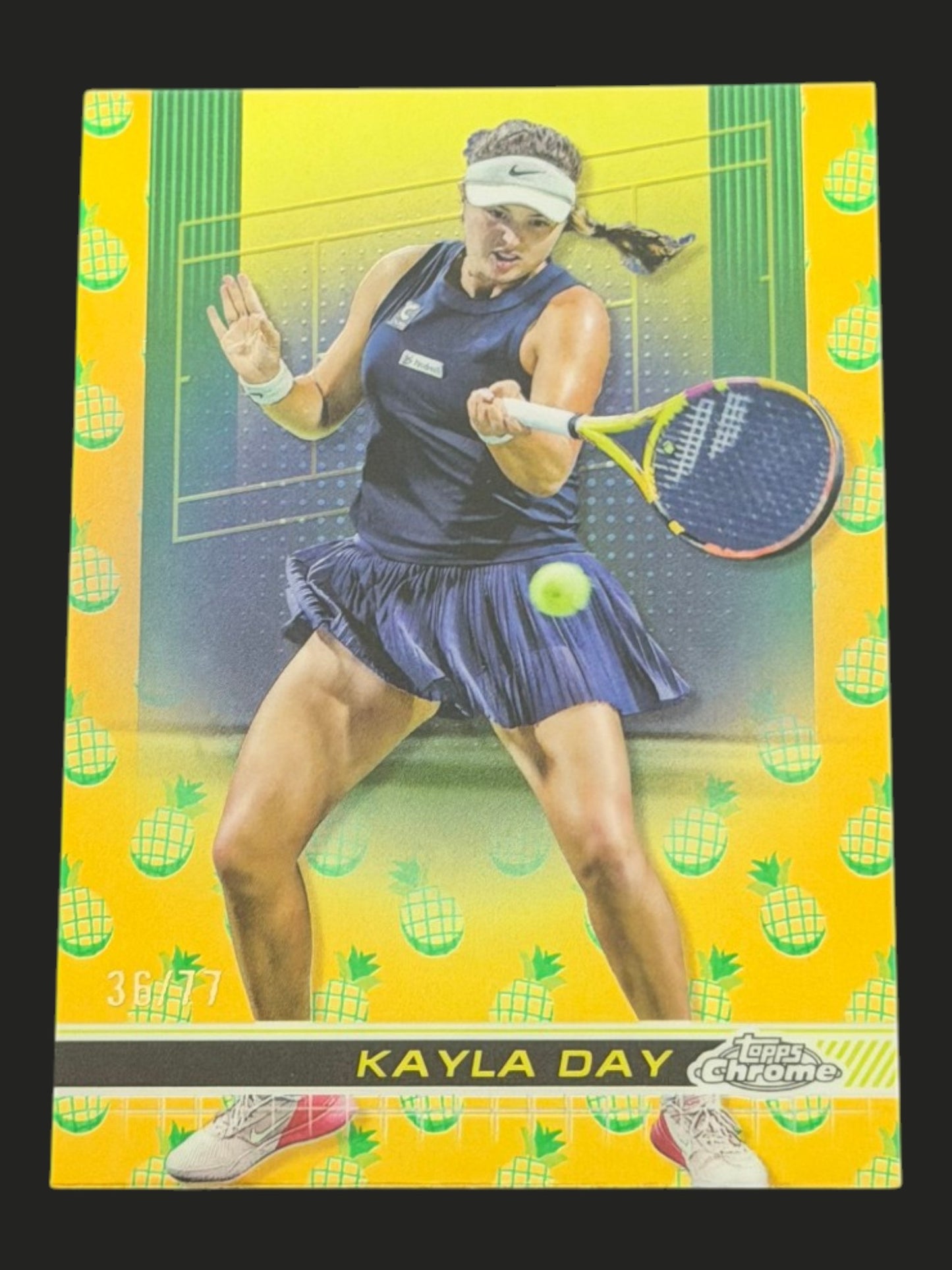 2024 Topps Chrome Tennis Pineapple Refractor 36/77 Kayla Day