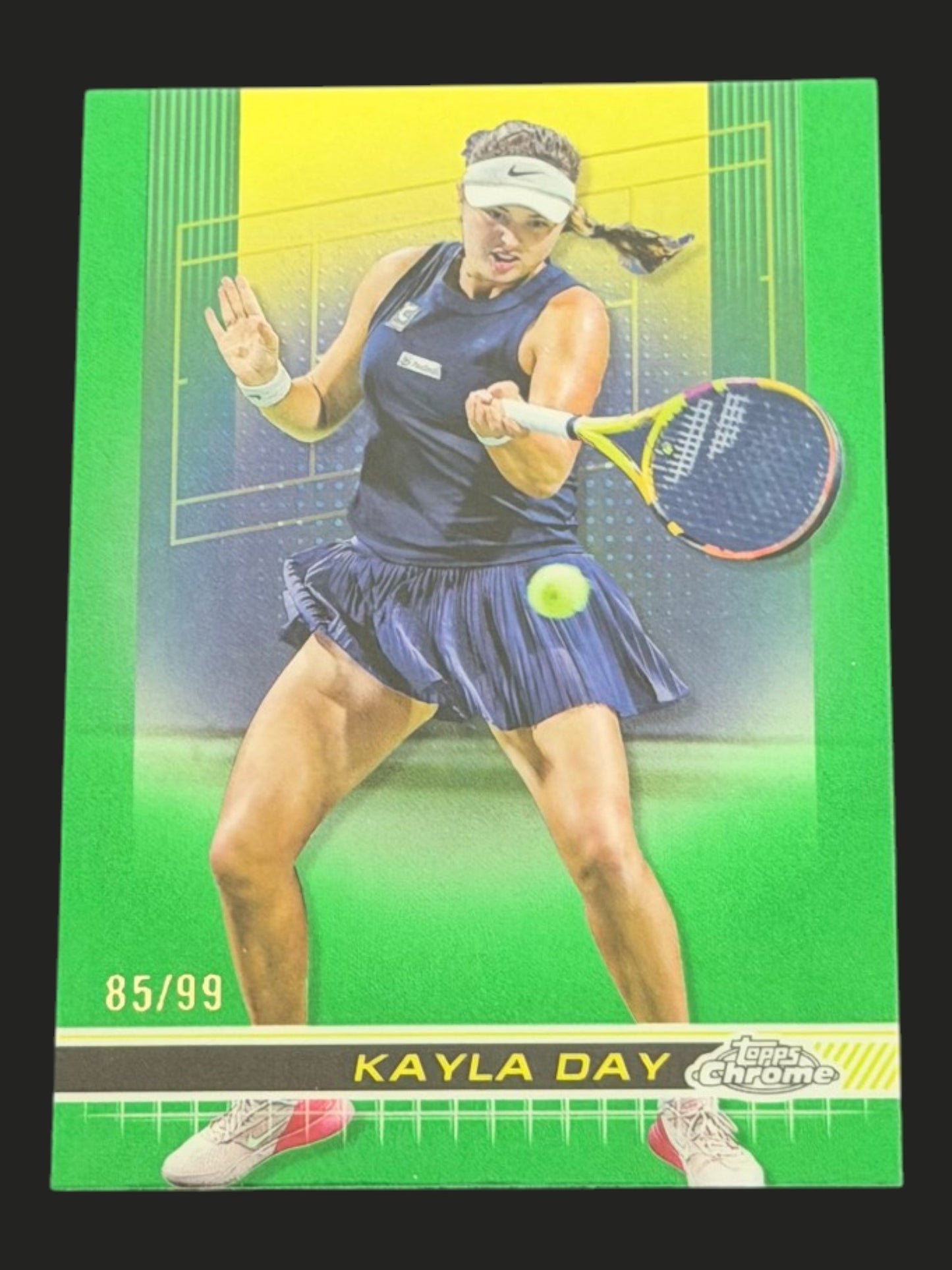 2024 Topps Chrome Tennis Green Refractor 85/99 Kayla Day