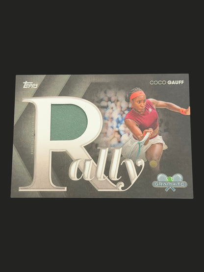 2026 Topps Graphite Tennis Rally Relic Coco Gauff