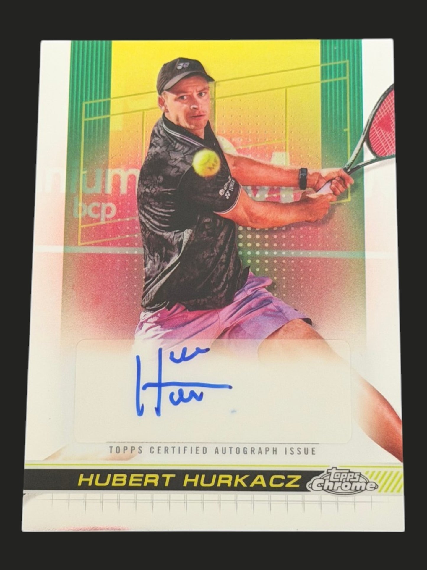 2024 Topps Chrome Tennis Auto Hubert Hurkacz