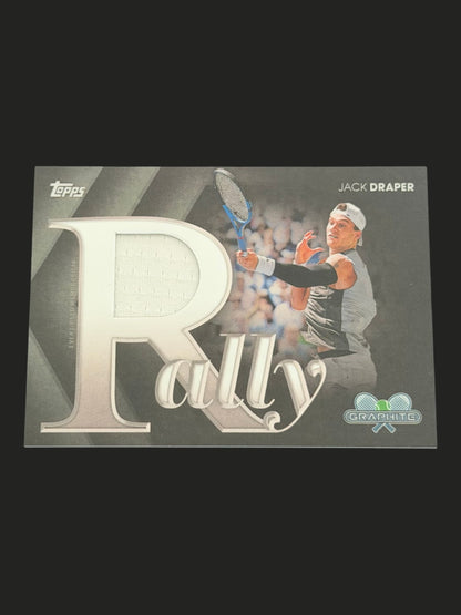 2026 Topps Graphite Tennis Rally Relic Jack Draper