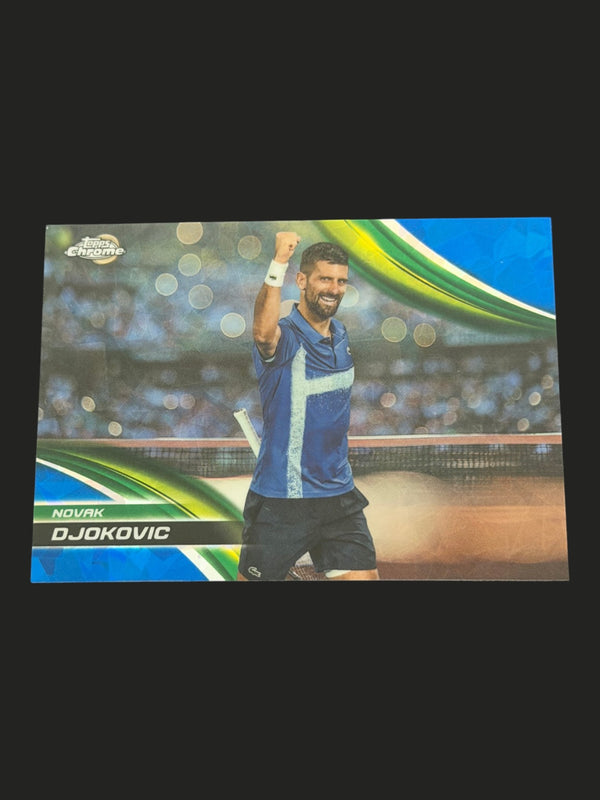 2025 Topps Chrome Sapphire Tennis Novak Djokovic