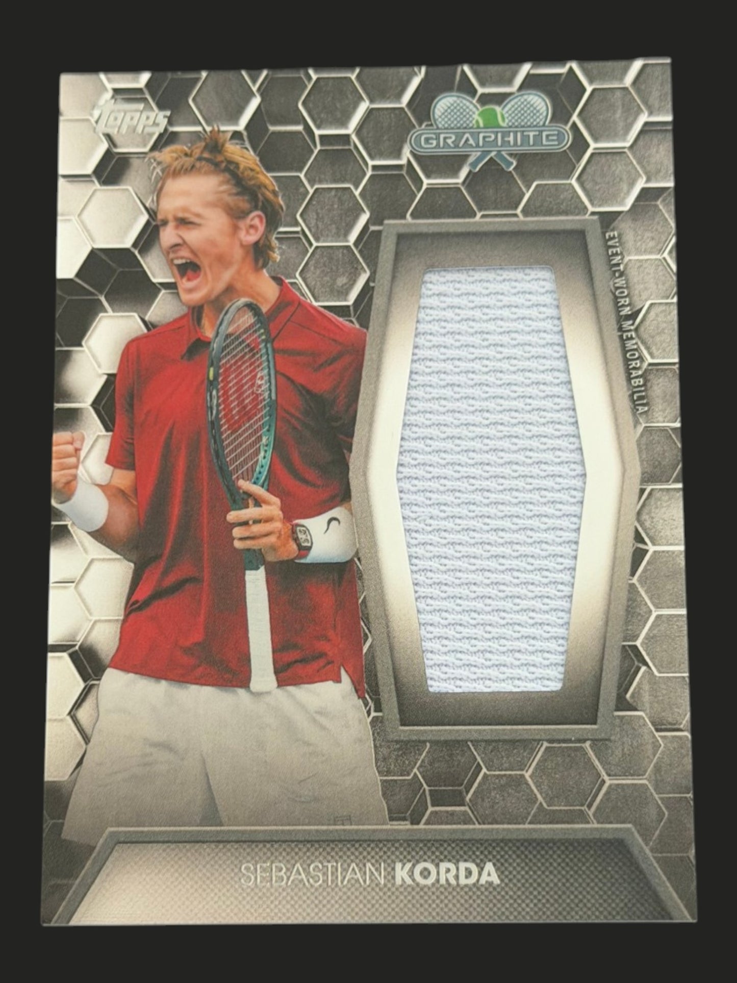 2026 Topps Graphite Tennis Relic Sebastian Korda