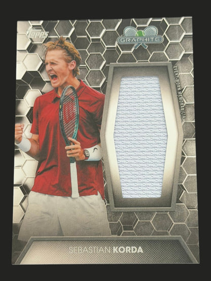 2026 Topps Graphite Tennis Relic Sebastian Korda