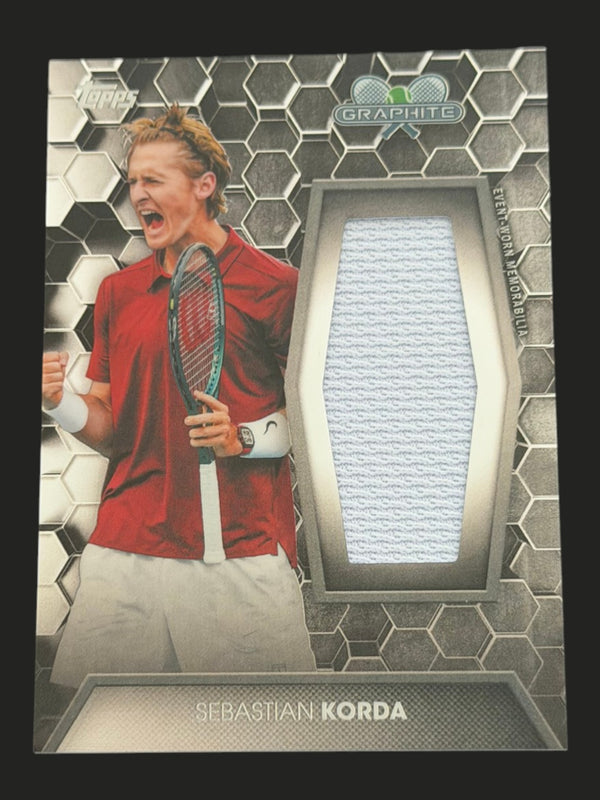 2026 Topps Graphite Tennis Relic Sebastian Korda