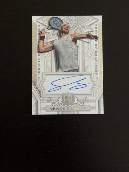 2024 Topps Royalty Grigor Dimitrov — Pursuit of Greatness Auto /75