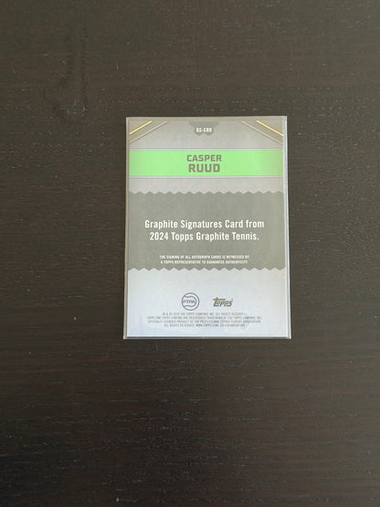 2024 Topps Graphite Casper Ruud — Auto