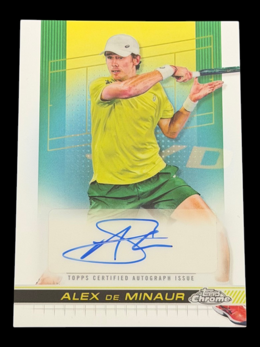 2024 Topps Chrome Alex de Minaur — Auto