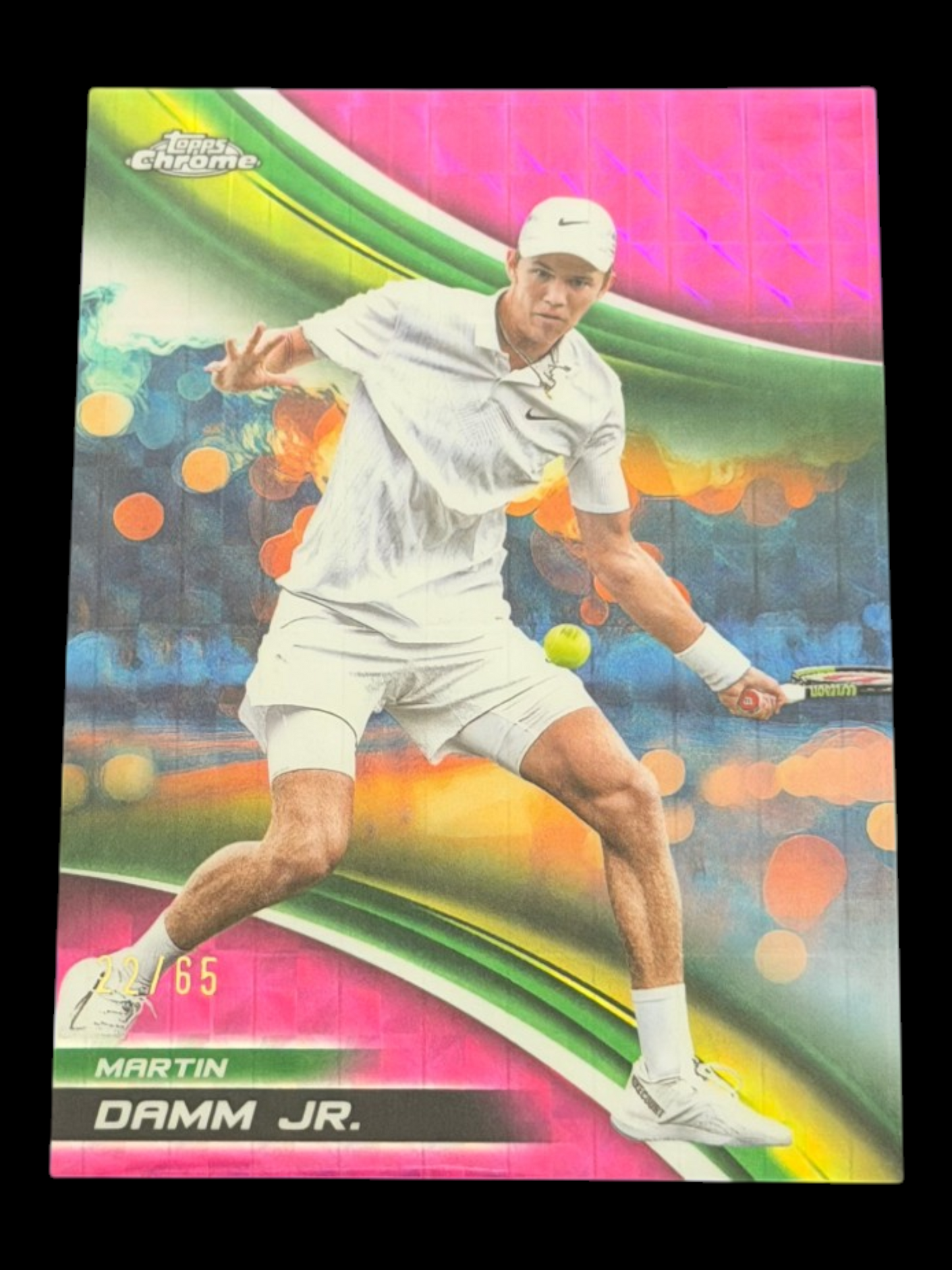 2025 Topps Chrome Martin Damm Jr. — Pink Geometric Refractor /65