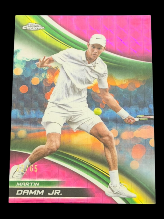 2025 Topps Chrome Martin Damm Jr. — Pink Geometric Refractor /65