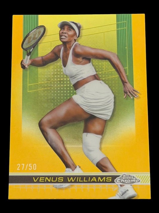 2024 Topps Chrome Venus Williams — Gold /50
