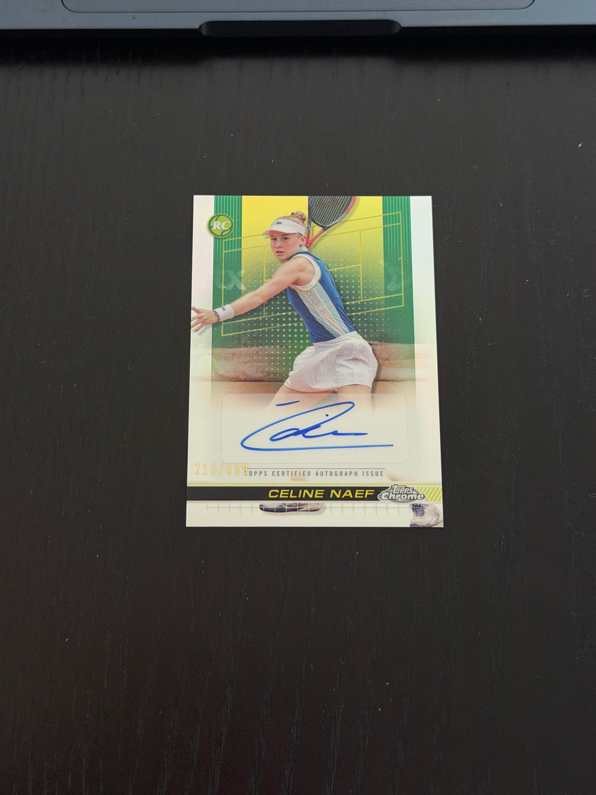 2025 Topps Chrome Celine Naef — Refractor Auto /499