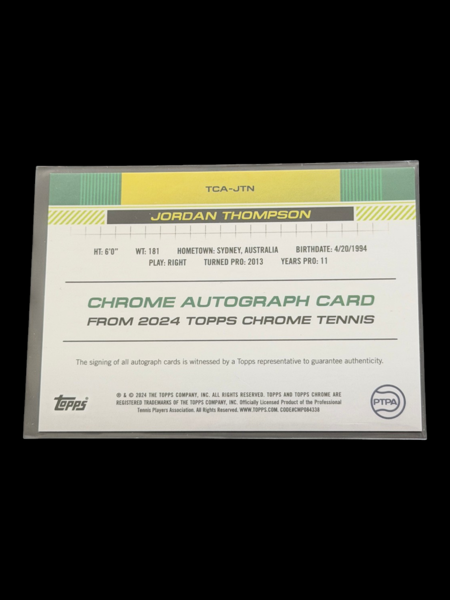 2024 Topps Chrome Jordan Thompson — Auto