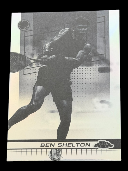 2024 Topps Chrome Ben Shelton — Negative Refractor