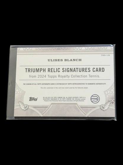 2024 Topps Royalty Ulises Blanch — Triumph Relic Signatures /75