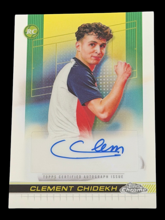 2024 Topps Chrome Clement Chidekh — Auto