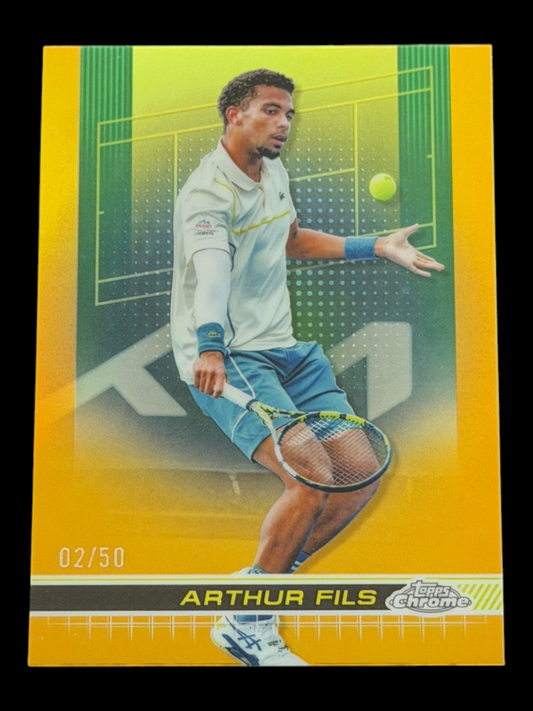 2024 Topps Chrome Arthur Fils — Gold /50