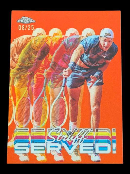 2024 Topps Chrome Jan-Lennard Struff - Orange Served /25