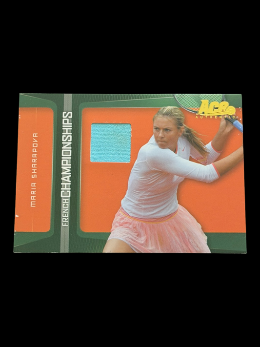 2007 Ace Authentic Maria Sharapova — Straight Sets Relic