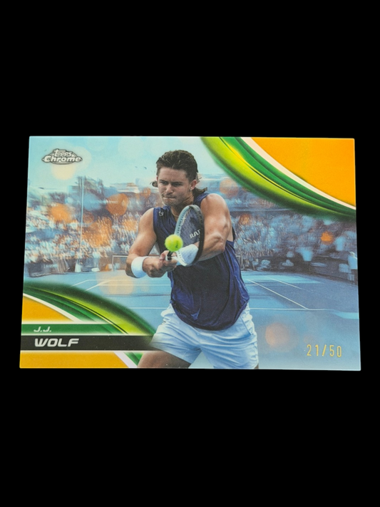 2025 Topps Chrome J.J. Wolf — Gold /50