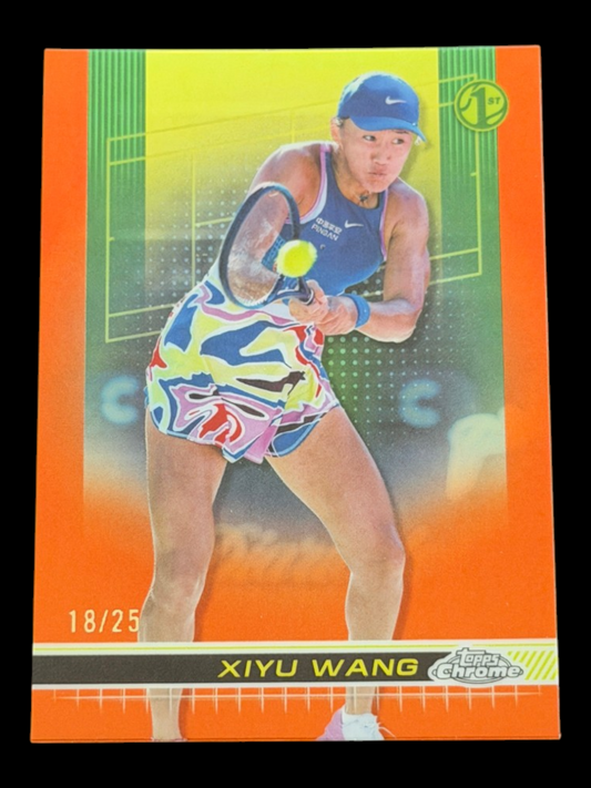 2024 Topps Chrome Xiyu Wang - Orange /25
