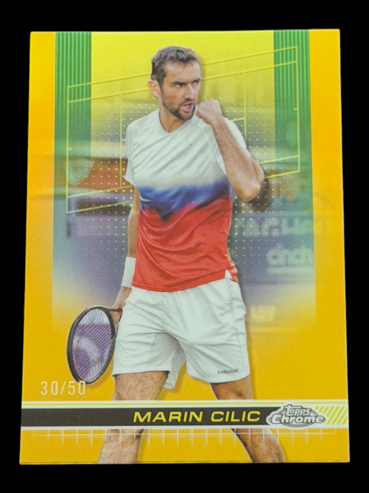 2024 Topps Chrome Marin Cilic — Gold /50