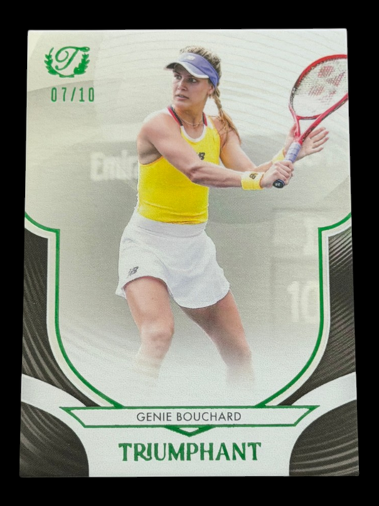 2025 Topps Triumphant Genie Bouchard Black /10