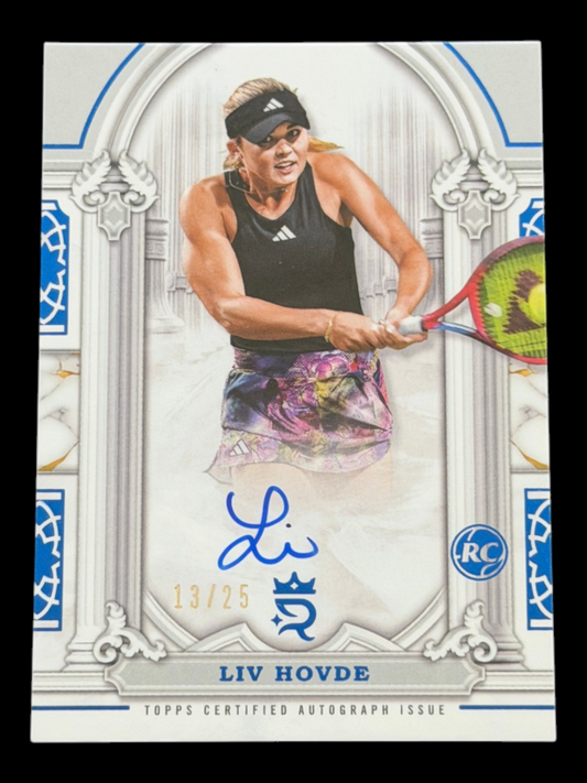 2024 Topps Royalty Liv Hovde — Imperial Ink Blue Auto /25