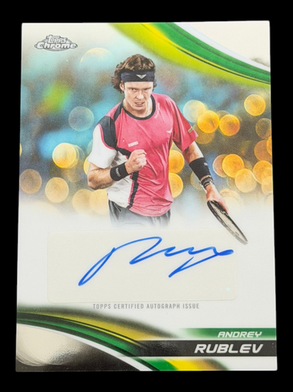 2025 Topps Chrome Andrey Rublev Auto