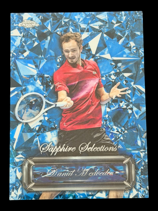 2025 Topps Chrome Sapphire Daniil Medvedev — Sapphire Selections