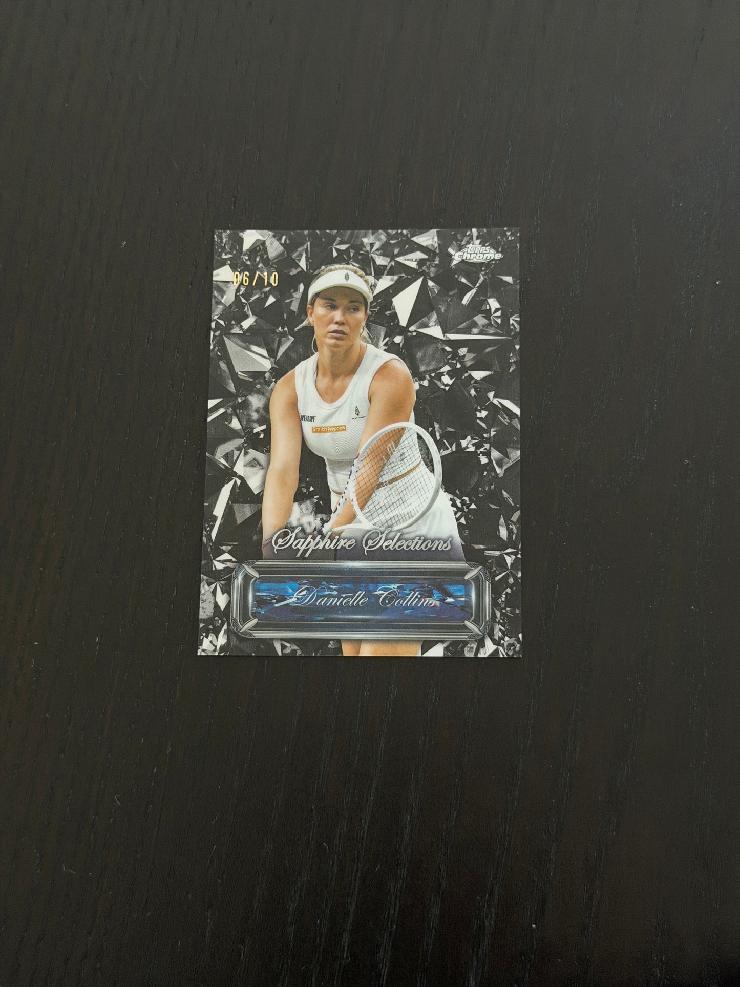 2025 Topps Chrome Sapphire Danielle Collins — Black Sapphire Selections /10