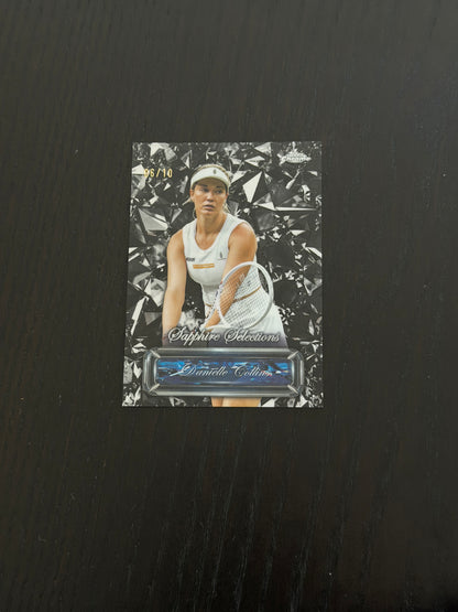 2025 Topps Chrome Sapphire Danielle Collins — Black Sapphire Selections /10