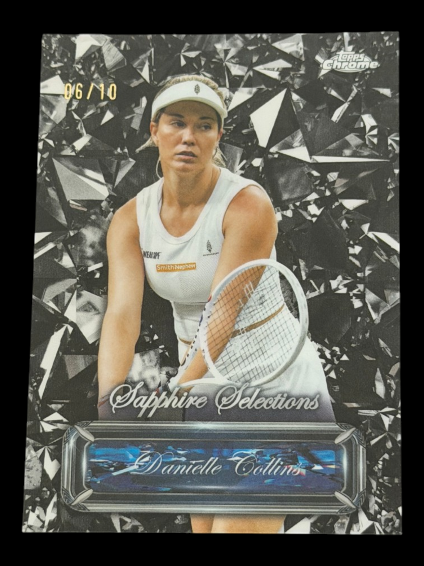 2025 Topps Chrome Sapphire Danielle Collins — Black Sapphire Selections /10