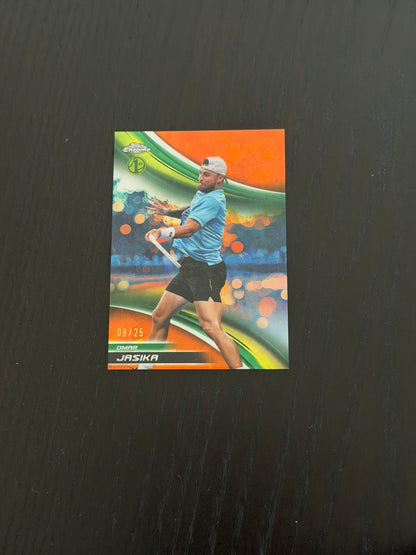 2025 Topps Chrome Sapphire Omar Jasika - Orange /25