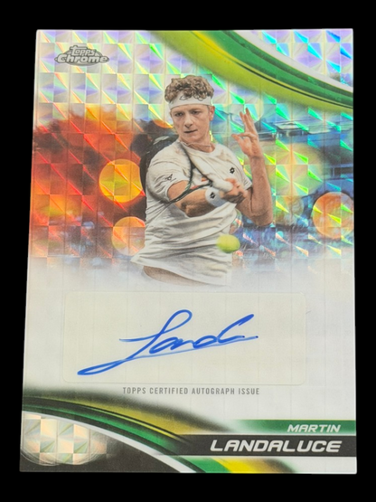 2025 Topps Chrome Martin Landaluce — Geometric Auto